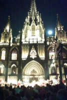 catedral barcelona noche