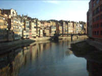 vista de girona desde el r&iacute;o
