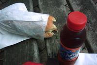 Falafel y ICEd tea