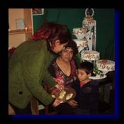 Casorio Fabiola y Carlos - Abuela, Mamá y Nieto