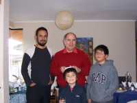 Mi pap� Juan Carlos, mi hijo Felipe y mi sobrino Nicol�s

My father Juan Carlos, my son Felipe and my nephew Nicolas