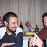 Junto a R.

With R.