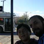 Felipe y yo con las monta�as al fondo

Felipe and me with the mountains in the background