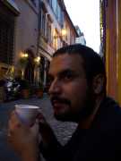 Jugo de manzana con canela, caliente.Hot apple and cinnamon juice.