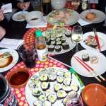 Noche de Sushi en casa de B. y R.Sushi night at B. and R.'s