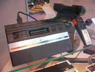 Consola de juegos Atari 2600.

Atari 2600 game console.