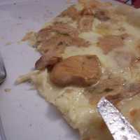 Una exquisita pizza de Funghi Porcini. �Qu� vamos a hacer cuando ya no estemos en Italia?

A delicious pizza of Funghi Porcini. What are we going to do when we leave Italy?