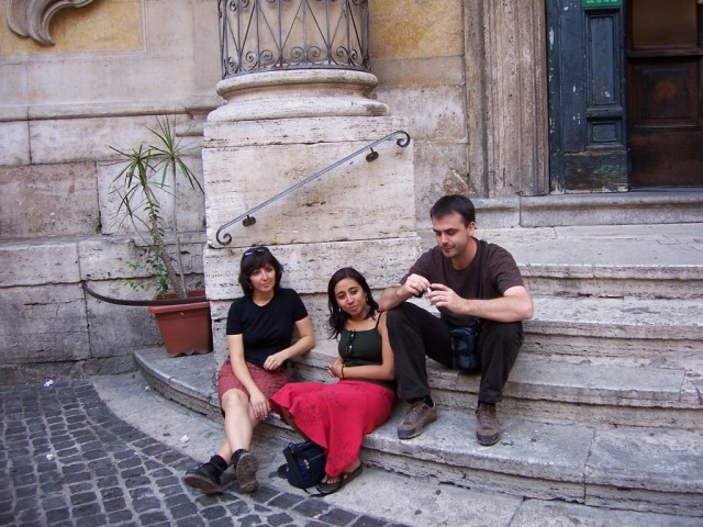 E., un Franc�s enamorado de Chile, tambi�n nos visit� en Roma

E., a French who loves Chile, also visited us in Rome

