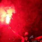 La celebraci�n de la victoria de Barcelona en el torneo de la liga espa�ola de f�tbol

The celebration for the victory of Barcelona in the Spanish national soccer league
