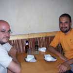 Con A. mi amigo catal�n de la UPC

With A. my Catalan friend from UPC