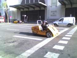 Un kart en la calleA kart in the street