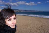 Fabiola y la playaFabiola and the beach