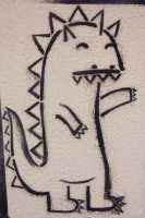 Dino graffittiDino graffitti