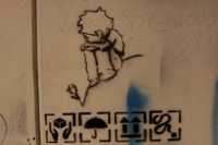 Graffitti de "El Principito"Graffitti with "The Little Prince"