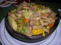 Un delicioso plato vegetariano por 7 d�laresA delicious vegetarian dish for 7 dollars