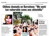 ... y de nuevo despues de la manifestaci�n. Si bien el diario es un tabloide, la cobertura que dieron al tema de fondo fue muy buena... and again after the demonstration. Even if the newspaper is a tabloid, the coverage they gave to the main subject was very good