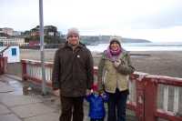 Con mucho fr�o en CartagenaIn Cartagena feeling very, very cold
