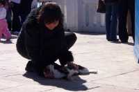 ... en las calles ...... in the streets ...
