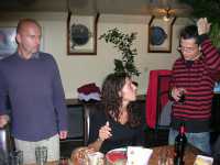 M., su novia E. y P.M., his girlfriend E. and P.