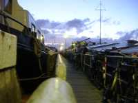 Dos d�as m�s tarde, nos juntamos en la otra casa-boteTwo days later, we met at the other houseboat