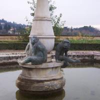 Fuente con monos en Florencia