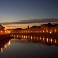 Pisa, el Arno de noche