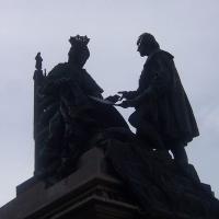 Columbus and the queen