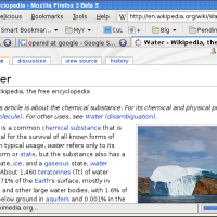 Great firewall in action: Wikipedia article for "Water"