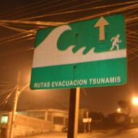 Tsunami escape route